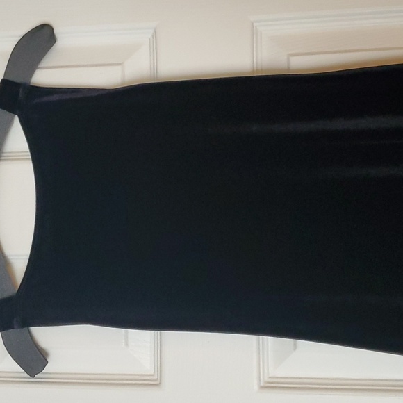 LAUNDRY By Shelley Segall Black VELVET DRESS - Picture 7 of 13